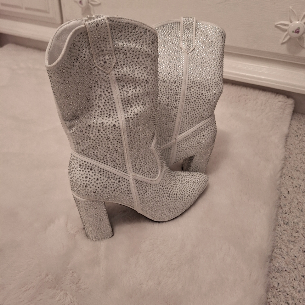 Rhinestone boots
